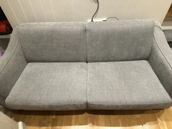 Furniture Village Grey Optimus Space Saving Fabric Sofa Bed with Memory Foam Mattress