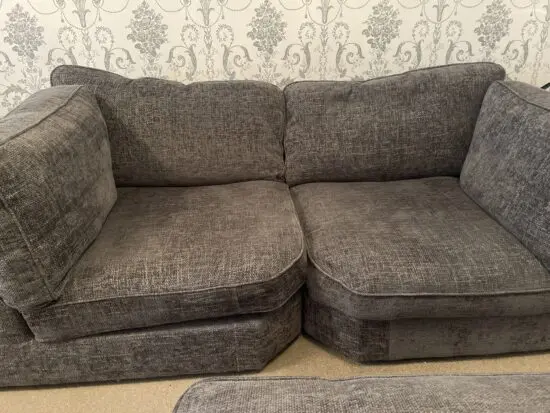 Grey large 3 seater sofa