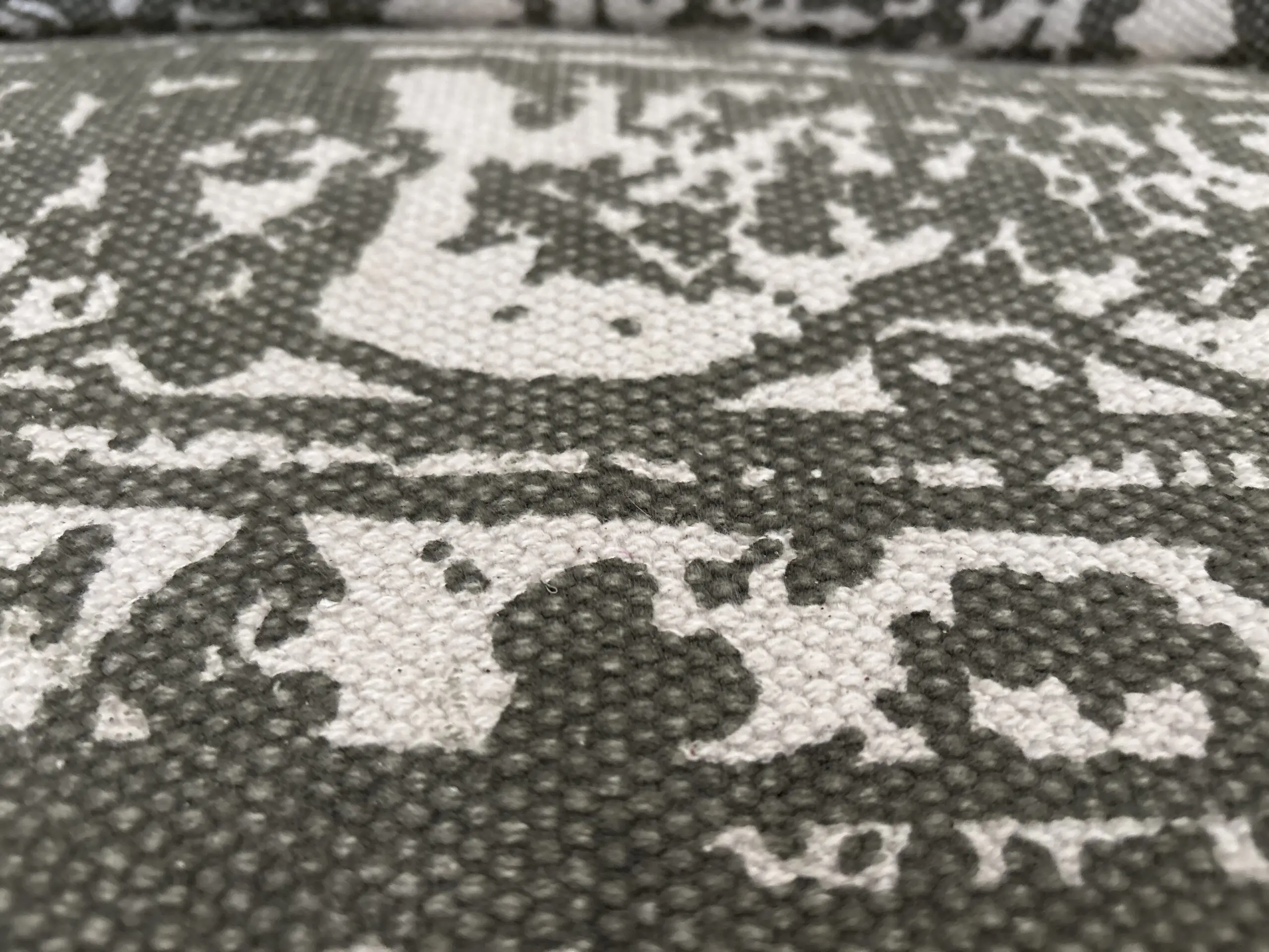 Tetrad Jacaranda sofa in Bagru