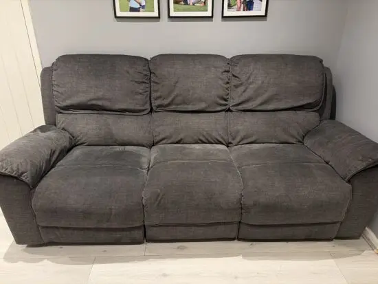 Oak furniture land 3 seater electric recliner