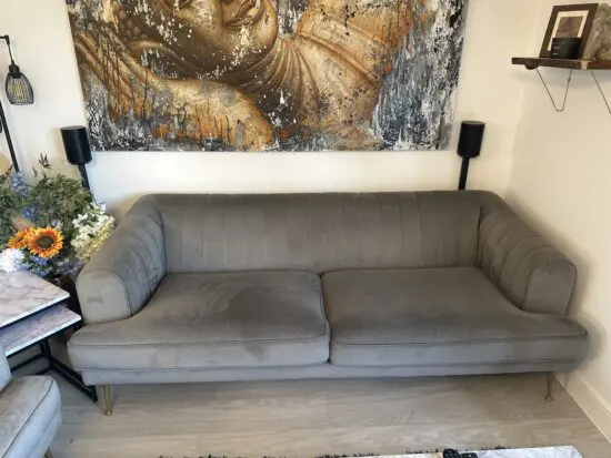 DFS grey 3 and 2 seater sofa