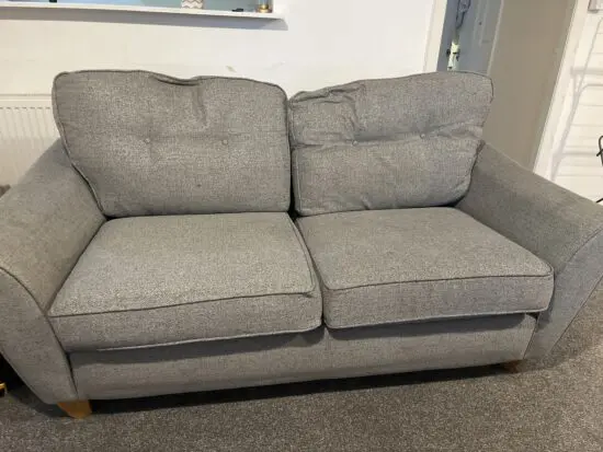 Grey shimmer 2 Seater Sofa