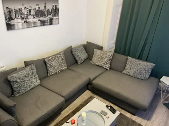 Large Grey Corner Sofa