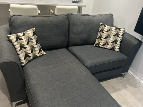 Charcoal Grey Sofology Corner Sofa