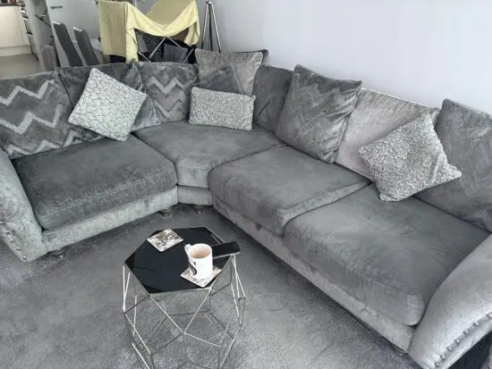 DFS Lawrie Pillow Back Corner Sofa (4 seater)