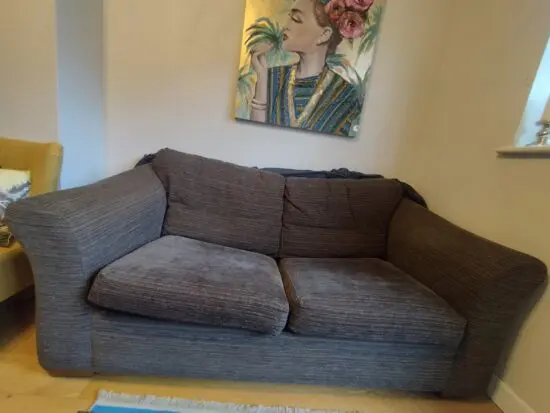 Next Sofa - Brown Two Seater Sofa Bed