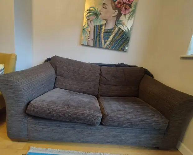 Next Sofa - Brown Two Seater Sofa Bed