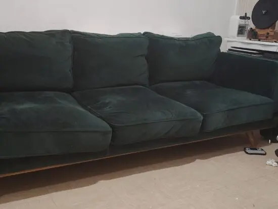 Green 3 seater sofa sofatime