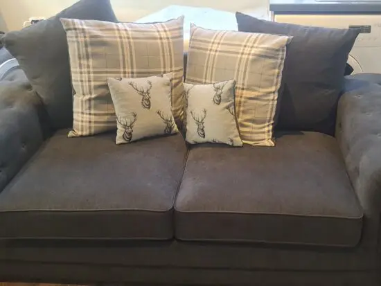 Dark Grey Mechanical Sofa Bed