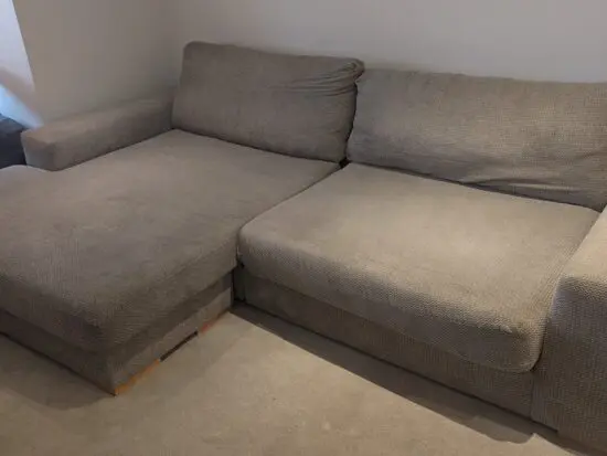 FURNITURE VILLAGE CHARCOAL CHAISE LOUNGE