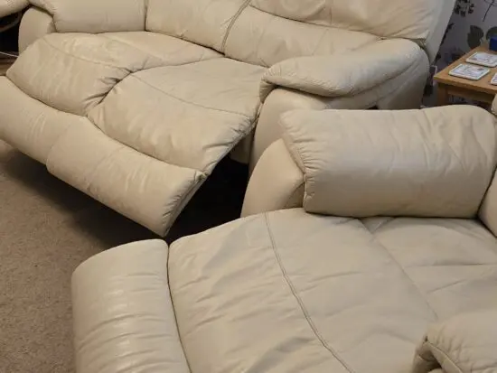 DFS cream full leather .