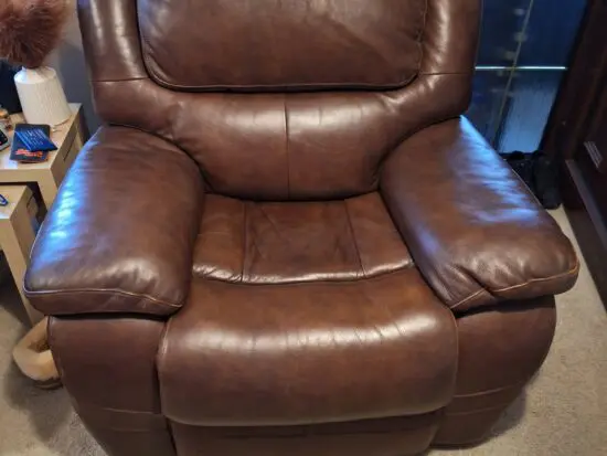 Lazyboy Brown leather sofa set