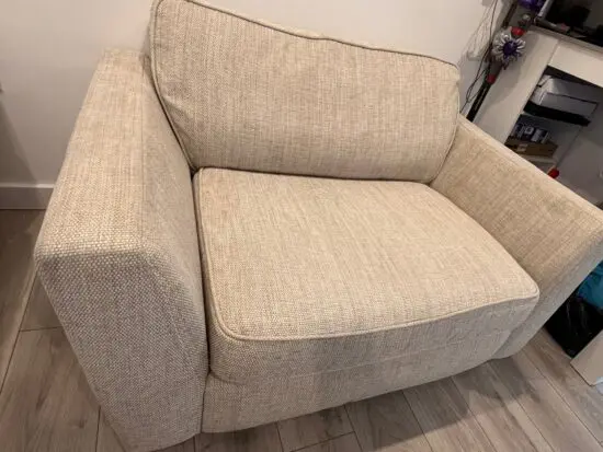 DFS Cream Sophia Cuddler Sofa