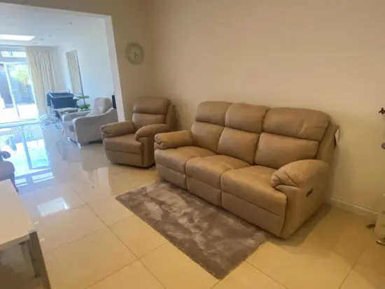 3 and 1 Seater Sofa With Power Recliners