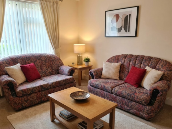 3 Piece Floral Sofa Set - 2x 2 Seater and 1 Seater