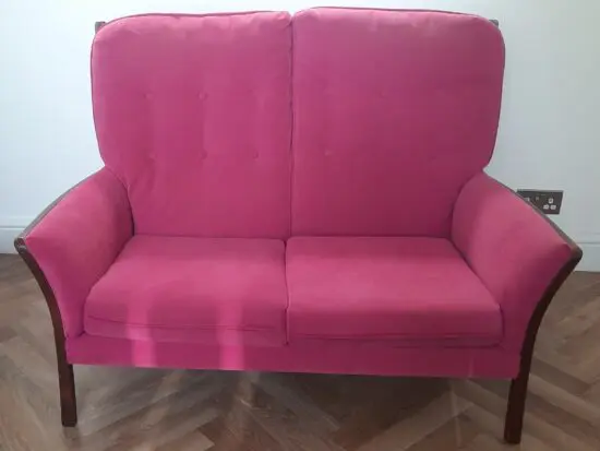 Parker Knoll PK1240 sofa - hot pink washable fabric