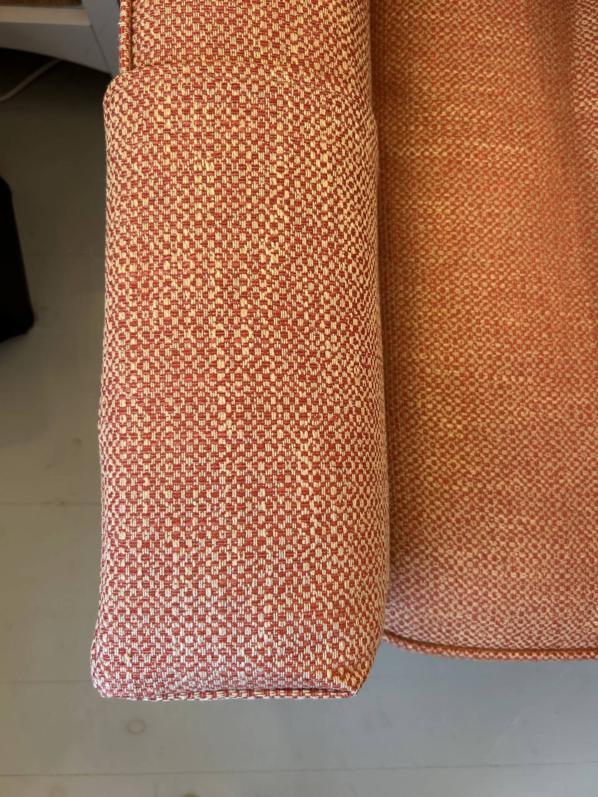 Wesley-Barrell Burleigh Lowback 3-Seater Sofa – Red Ochre