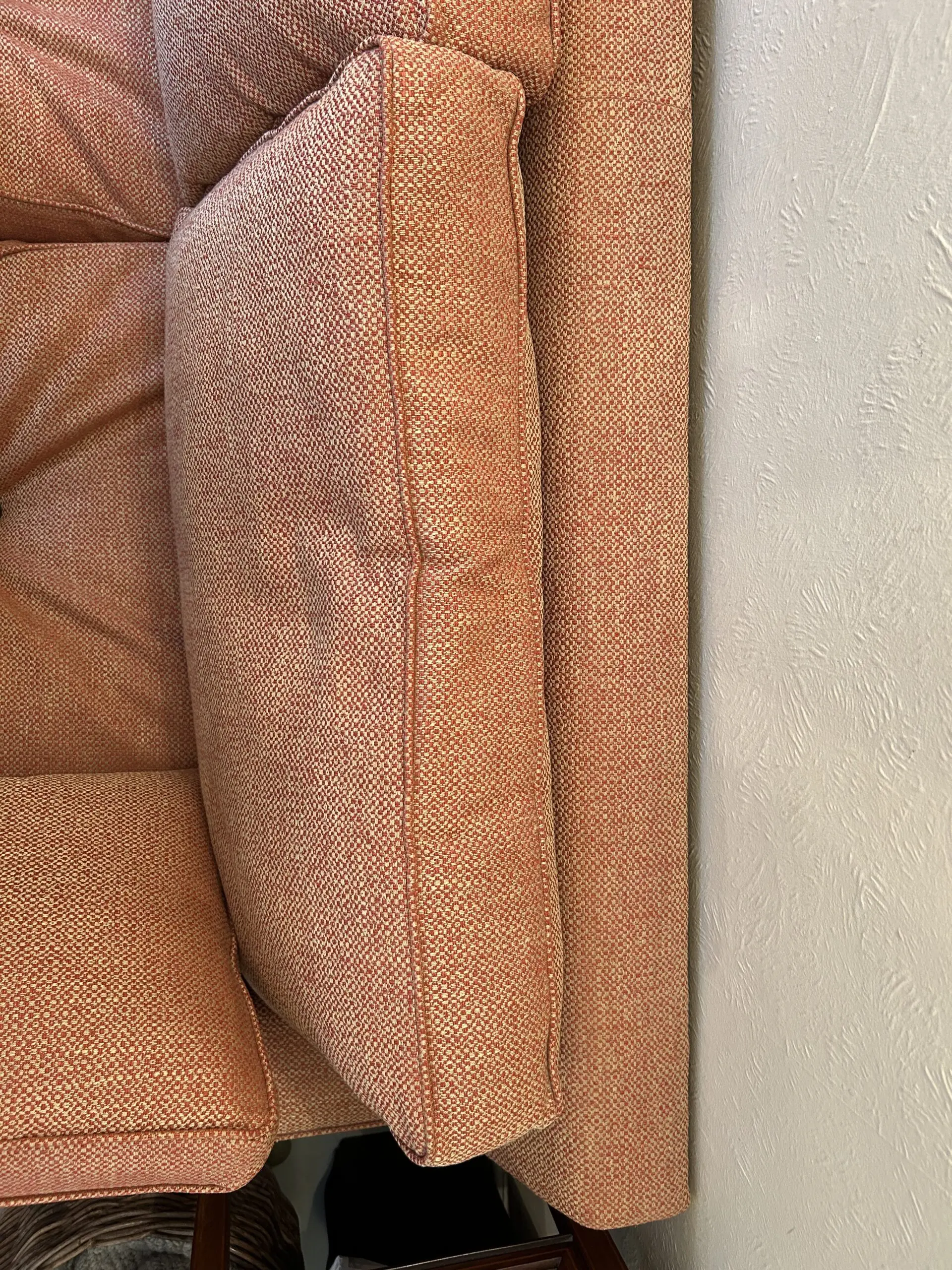 Wesley-Barrell Burleigh Lowback 3-Seater Sofa – Red Ochre