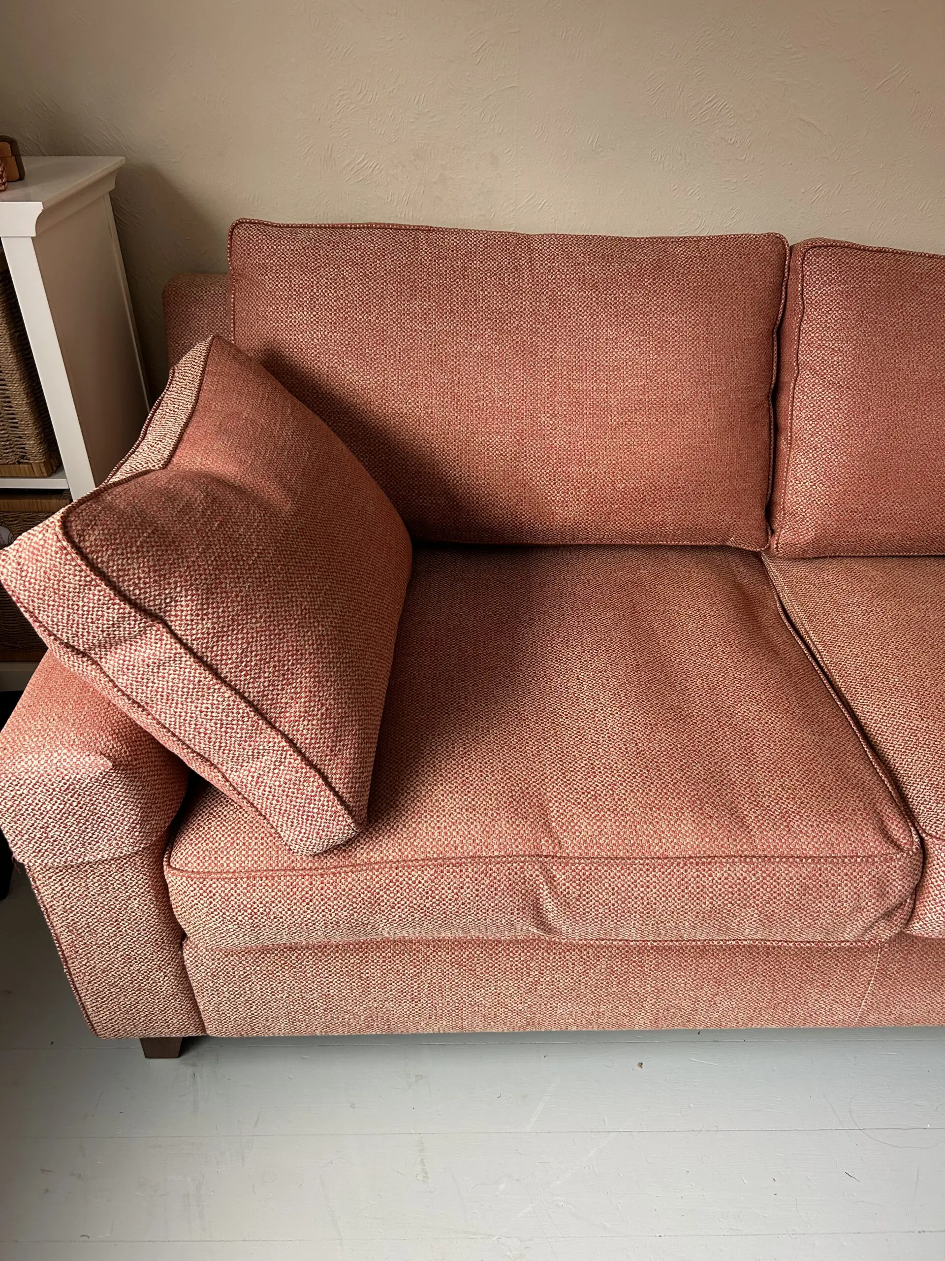 Wesley-Barrell Burleigh Lowback 3-Seater Sofa – Red Ochre