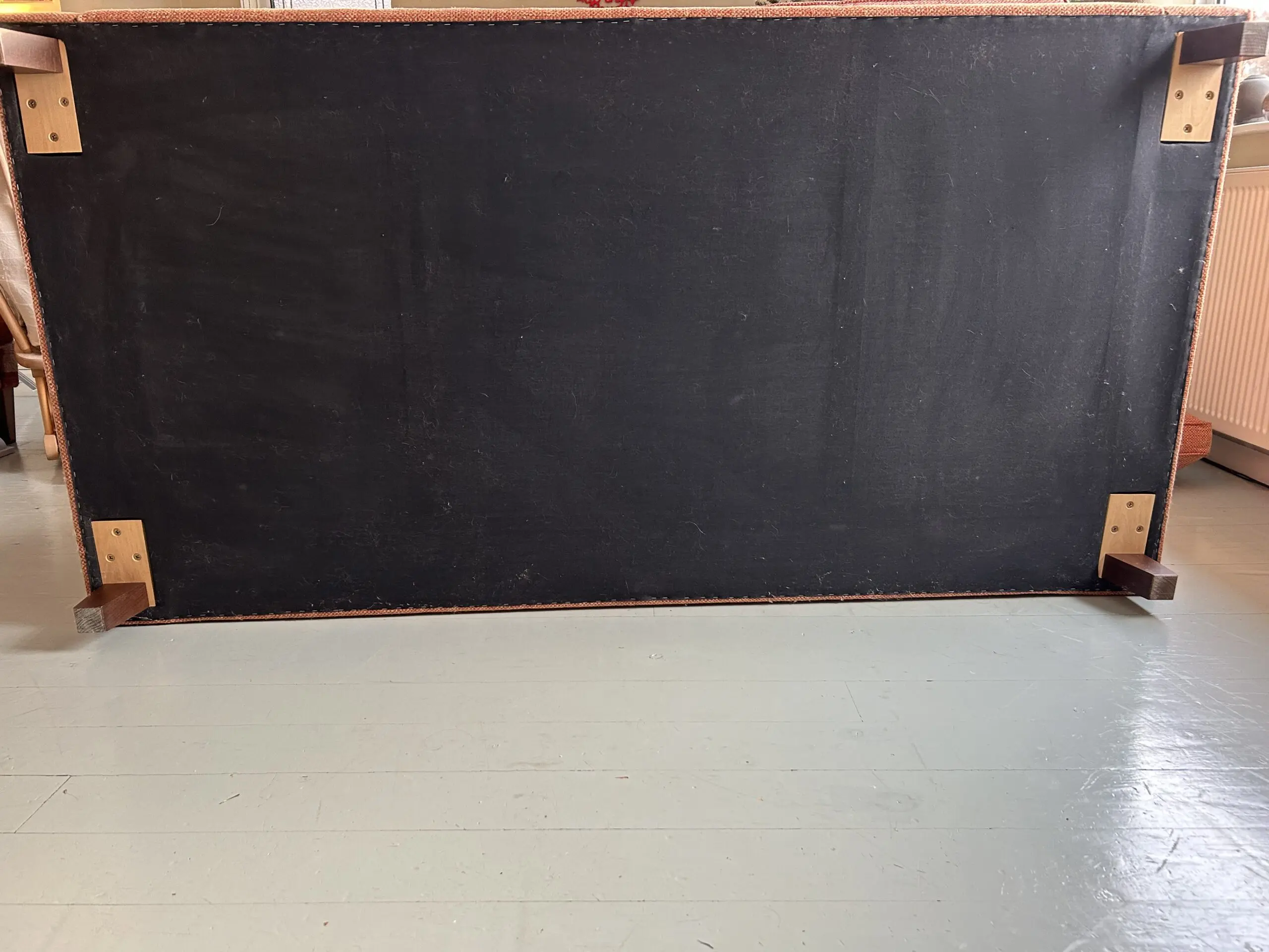 Wesley-Barrell Burleigh Lowback 3-Seater Sofa – Red Ochre