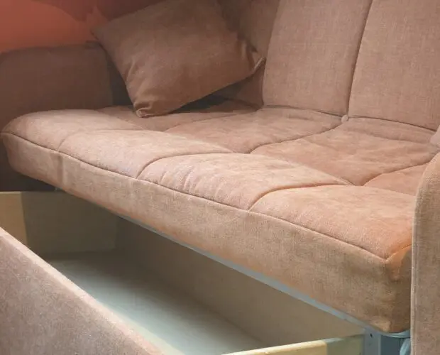 Sofa Bed from Sofa BedBarn 2 years old in Terracotta