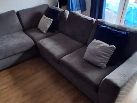 DFS Grey Corner Sofa (2 Sections)