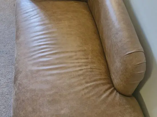 LOAF. Leather Chaise (left hand).