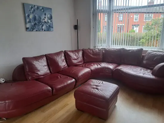 Large DFS Corner suite and footstool