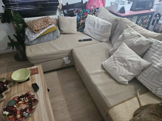 Ikea Beige Corner Sofa