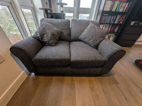 Charcoal Grey 2 Seater Sofa