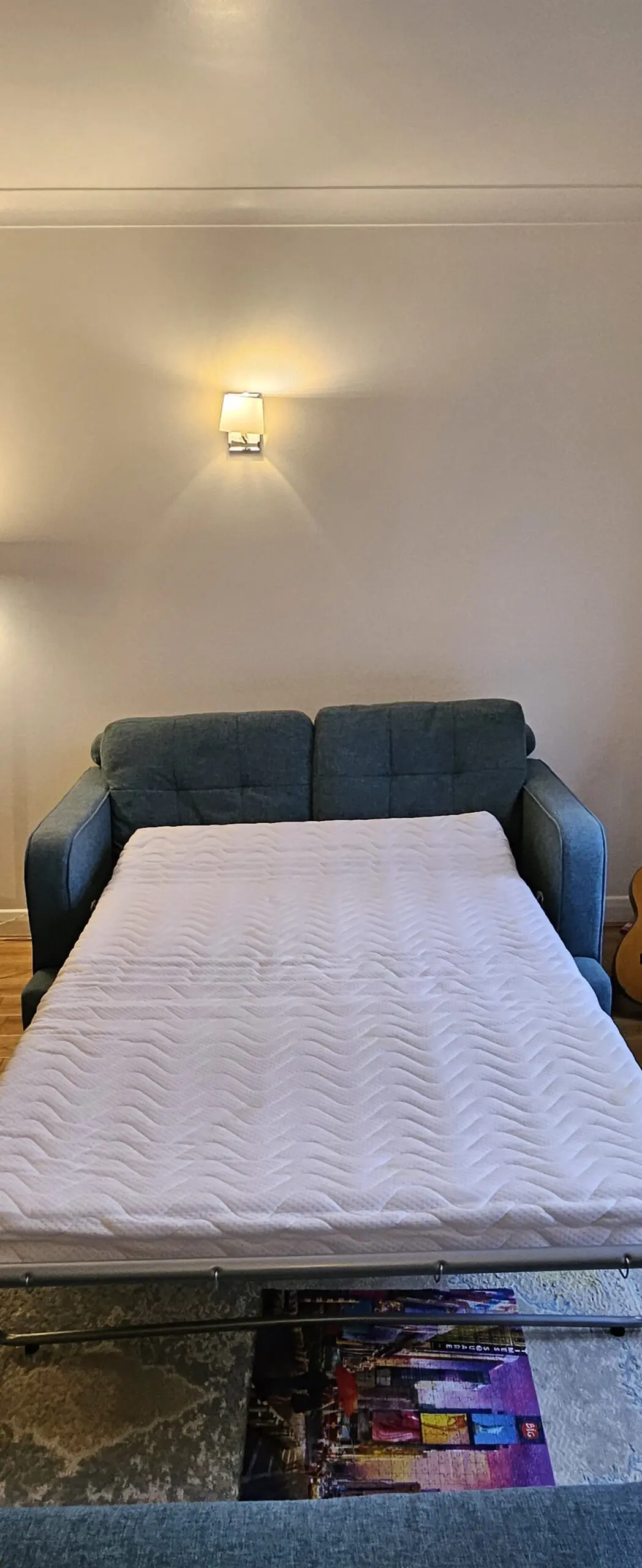 DFS Modern 2-Seater Sofa with Geometric Cushions – Contemporary Style