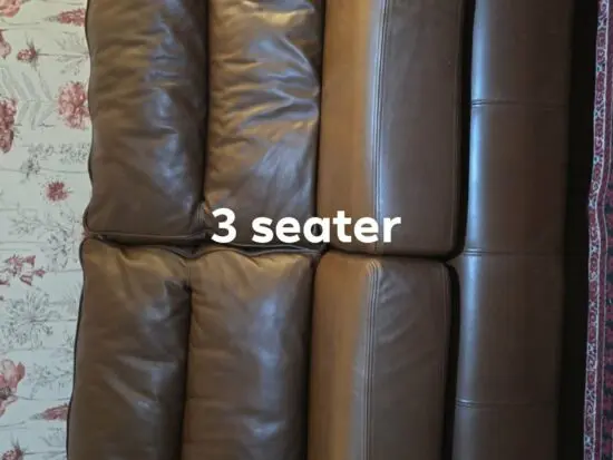 G PLAN leather sofa set