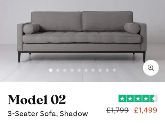 3 seater swyft sofa Model 02
