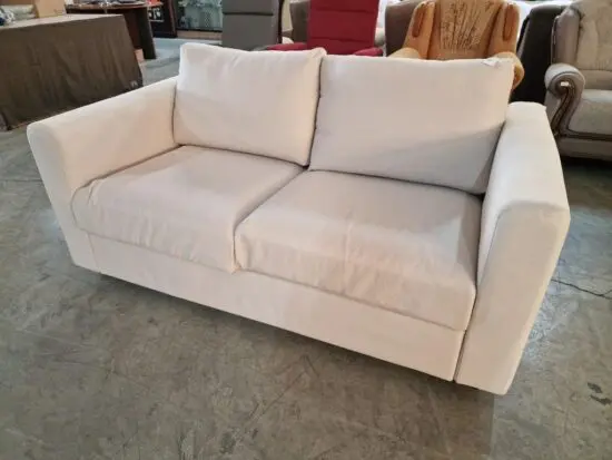 Cream 2 seater Sofa With High Back Cushions For Sale COD