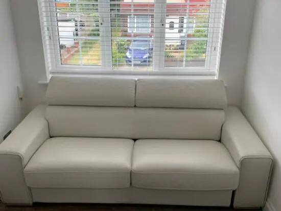 Leather 3 seater Sofa Bed