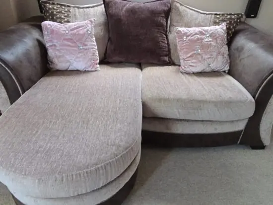 DFS Sasha mink combo 2+3 and footstool