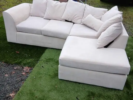 dfs 4 Seater Corner Sofa With Cushions For Sale