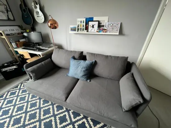 IKEA Soderhamn 3 Seat Sofa - Fridtuna Dark Grey