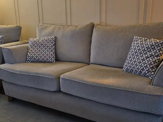 SCS Annie Blue 3 Seater Sofa with Armchair