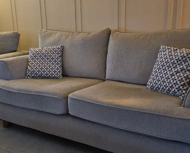 SCS Annie Blue 3 Seater Sofa with Armchair