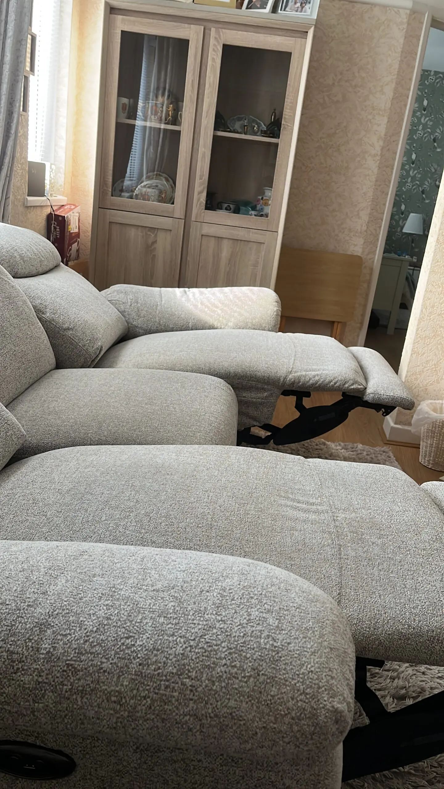 Furniture Village 3-Seater Reclining Sofa with Footrest – Comfort & Style Combined