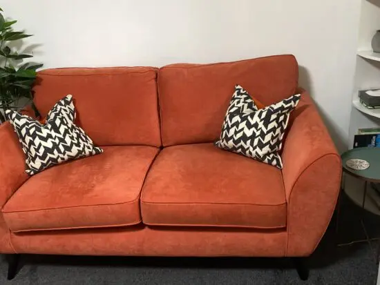 Dfs Orange 2 Seater Sofas