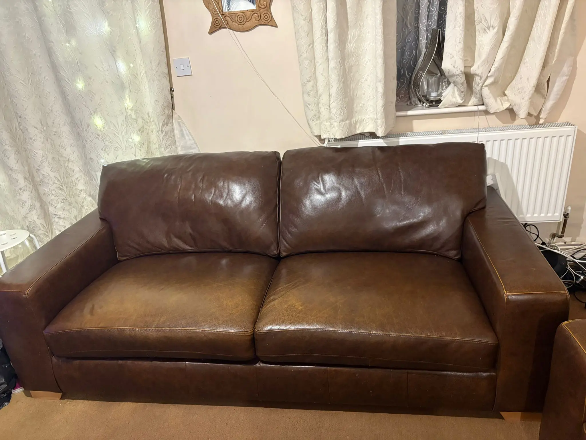 Luxury Premium Next Leather Sofa (3-Seater) (NORMAL RETAIL PRICE £2000+)