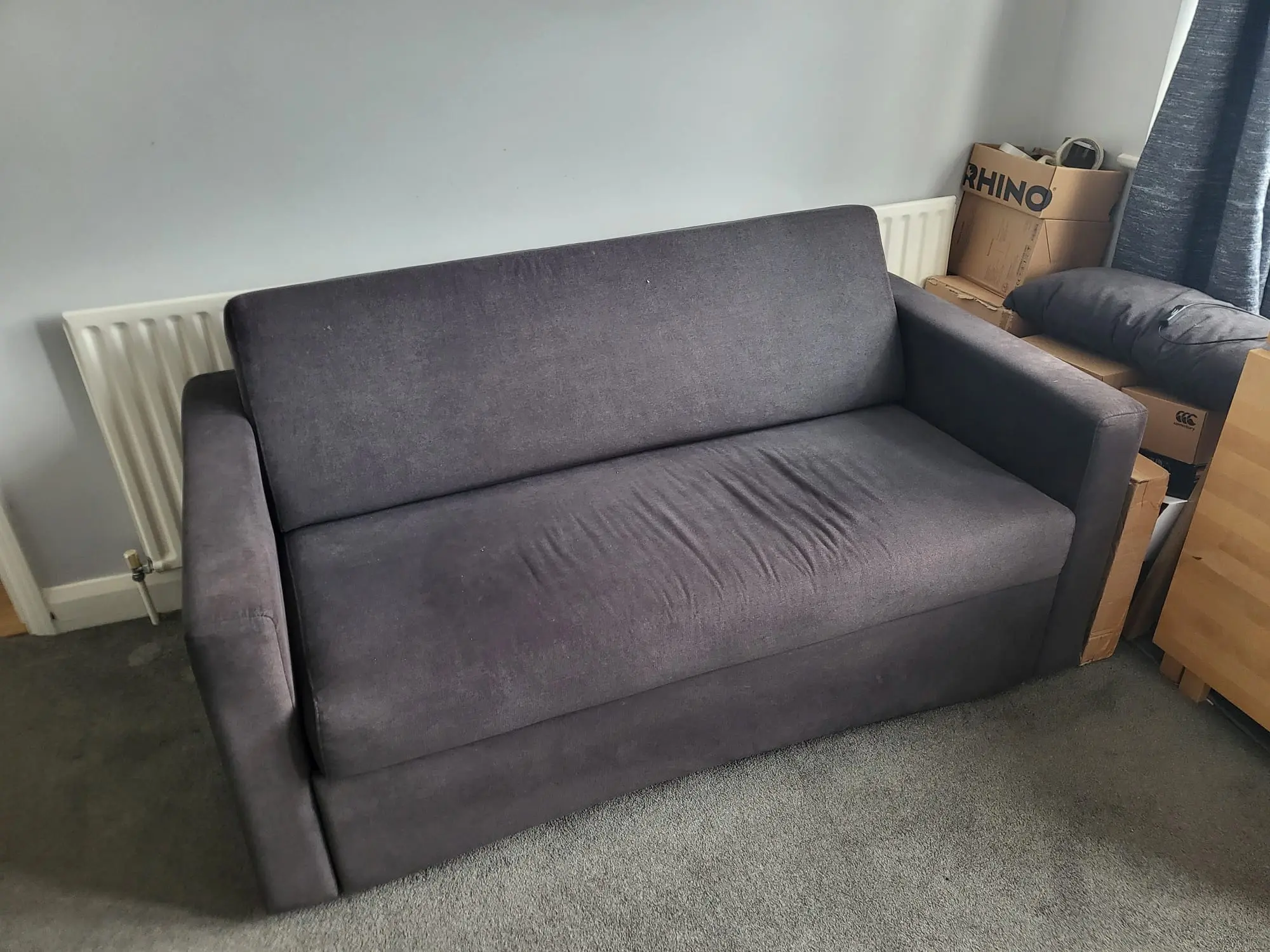 Argos Modern 2-Seater Sofa with Clean Lines and Compact Design