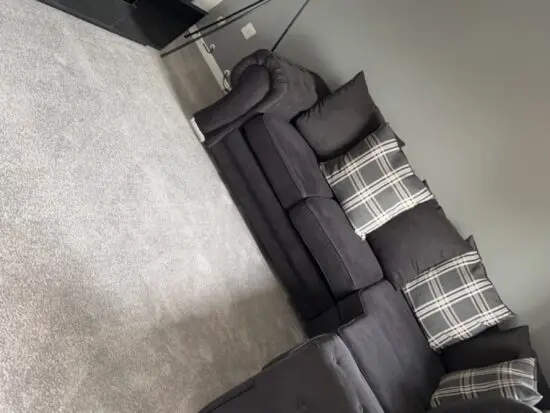 Black Verona Corner sofa