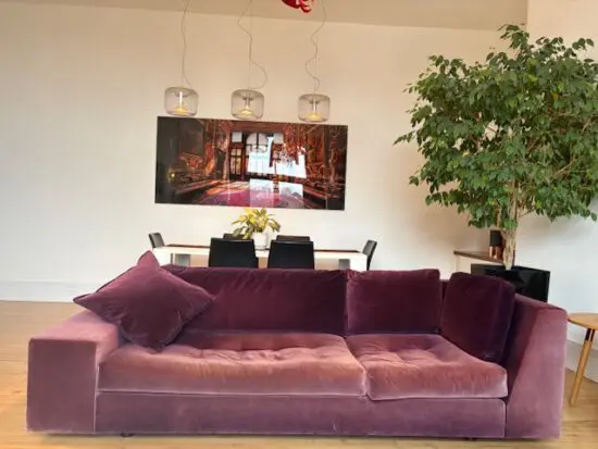 Purple velvet Ligne Rosset Exclusiv Large