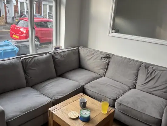 Sofa.com corner sofa grey 4 seater