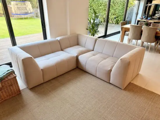 Loaf Top Of The Blocks Medium Corner Sofa in Sketchpad Clever Woolly - Brand New - RRP £5095