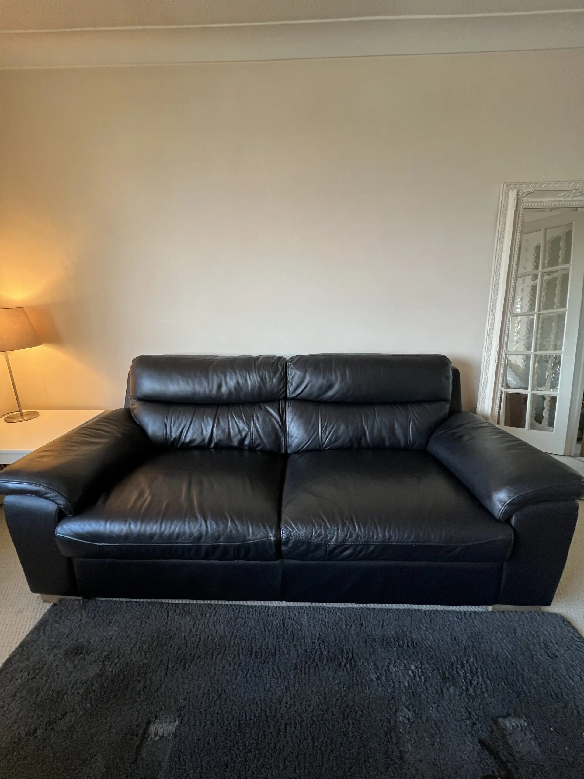 DFS Modern 3+2+1-Seater Sofa and storage foot stool