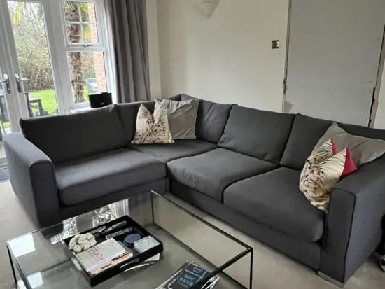 Sofology Grey Majestica Corner Sofa